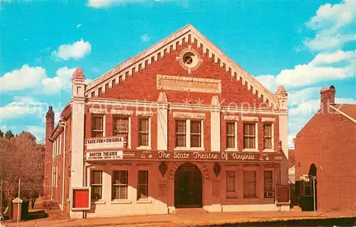 AK / Ansichtskarte Abingdon_Virginia Famous Barter Theater Abingdon Virginia