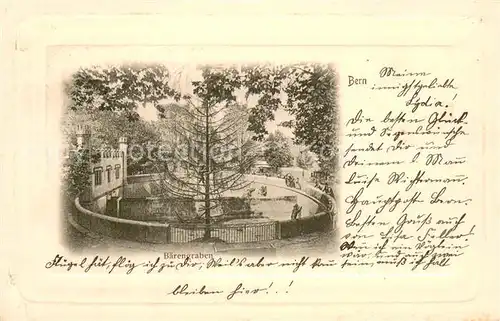 AK / Ansichtskarte Bern_BE Baerengraben Bern_BE