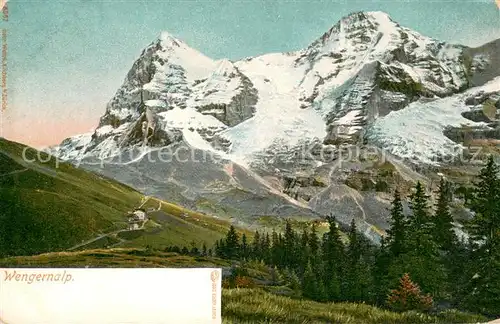 AK / Ansichtskarte Wengernalp_BE Landschaftspanorama Berner Alpen 