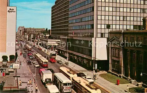 AK / Ansichtskarte Toronto_Canada Bloor Street looking East from Avenue Road showing the Colonnade Toronto Canada