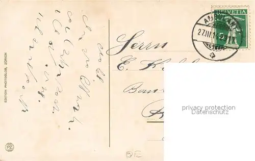 AK / Ansichtskarte Thun_BE Kirche mit Blick zum Stockhorn Berner Alpen Thun_BE