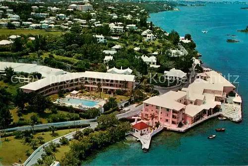 AK / Ansichtskarte Hamilton_Bermuda Inverurie Hotel aerial view Hamilton Bermuda