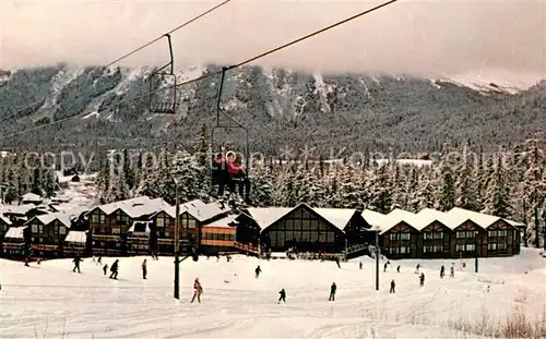 AK / Ansichtskarte Mount_Alyeska_Alaska Mt. Alyeska Nugget Inn Hotel Ski area 