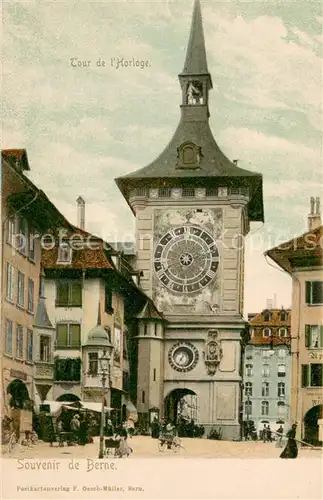 AK / Ansichtskarte Bern_BE Tour de l Horloge Uhrenturm Bern_BE