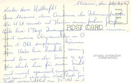 AK / Ansichtskarte Miami_Florida Aerial view 