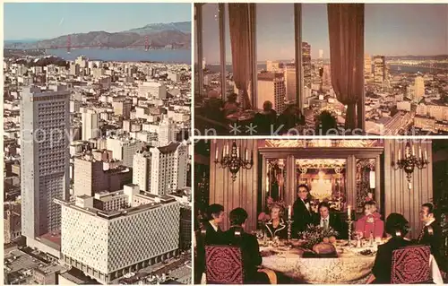 AK / Ansichtskarte San_Francisco_California Hilton Hotel Restaurant Tower 