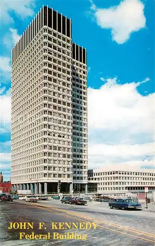 AK / Ansichtskarte Boston_Massachusetts John F. Kennedy Federal Building Government Center Skyscraper 