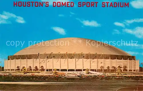 AK / Ansichtskarte Houston_Texas Harris County Domed Sport Stadium 