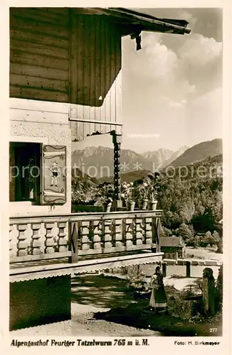 AK / Ansichtskarte Oberaudorf Alpengasthof Feuriger Tatzelwurm Alpen Oberaudorf