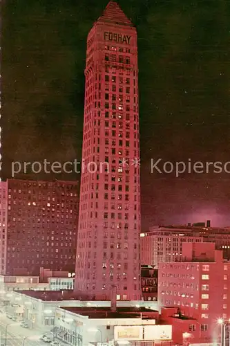 AK / Ansichtskarte Minneapolis_Minnesota Night view of Foshay Tower 