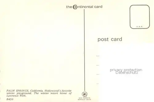 AK / Ansichtskarte Palm_Springs Home of Lawrence Welk 