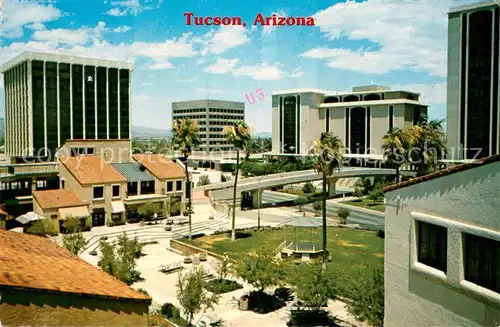 AK / Ansichtskarte Tucson Looking west over new La Placita Village Tucson