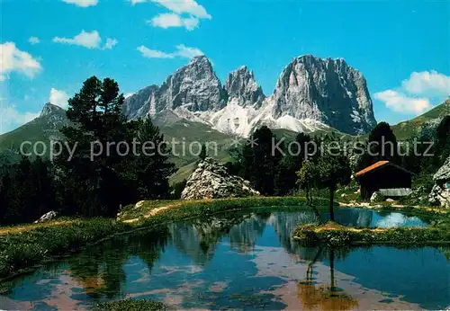 AK / Ansichtskarte Col_Rodella Panorama Gruppo del Sassolungo Col_Rodella