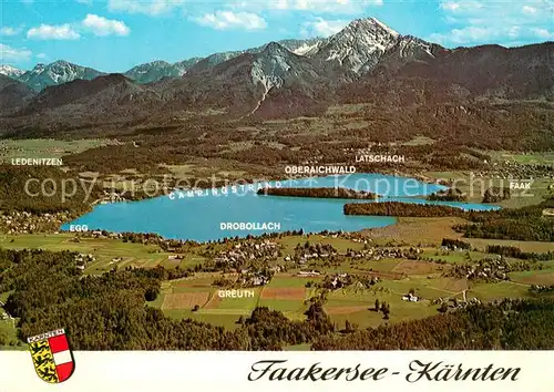 AK / Ansichtskarte Faakersee mit Mittagskogel Karawanken Faakersee