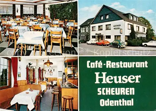 AK / Ansichtskarte Scheuren_Odenthal Cafe Restaurant Heuser Scheuren Odenthal