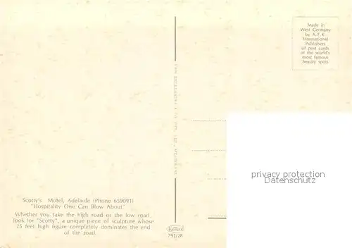 AK / Ansichtskarte Adelaide Scottys Motel Adelaide
