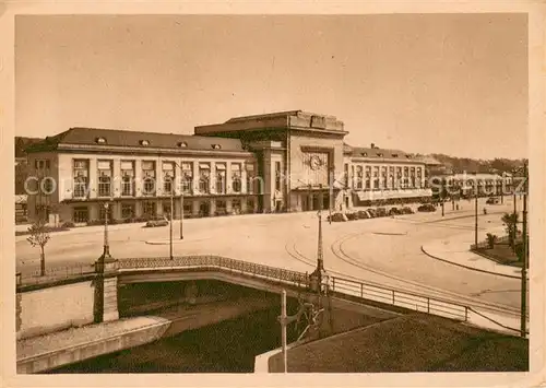 AK / Ansichtskarte Mulhouse_Muehlhausen La gare Bahnhof Mulhouse Muehlhausen