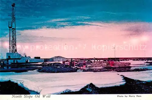 AK / Ansichtskarte Prudhoe_Bay North Slope Oil Well land of the Midnight Sun Prudhoe Bay