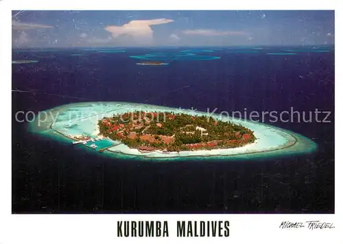 AK / Ansichtskarte Male_Maldives Kurumba Resort Island aerial view Male_Maldives