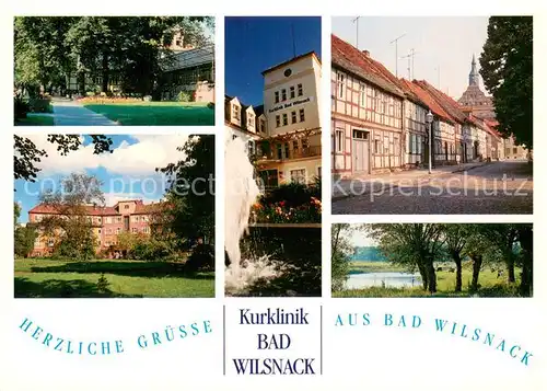 AK / Ansichtskarte Bad_Wilsnack Kurklinik Parkanlagen Landschaft Bad_Wilsnack