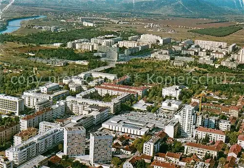 AK / Ansichtskarte Titograd Fliegeraufnahme Titograd