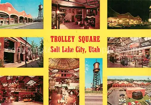 AK / Ansichtskarte Salt_Lake_City Trolley Square Shopping and Entertainment Center 