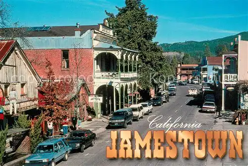 AK / Ansichtskarte Jamestown_California Main Street Jamestown_California