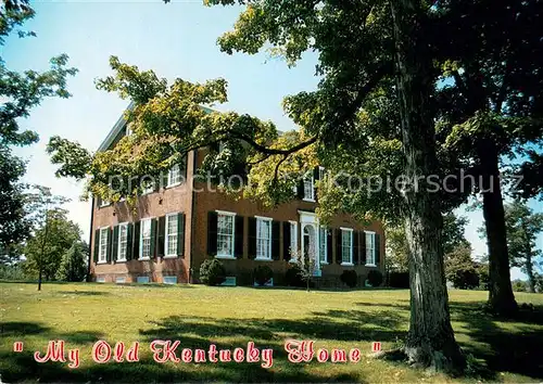 AK / Ansichtskarte Bardstown Federal Hill My Old Kentucky Home State Park 