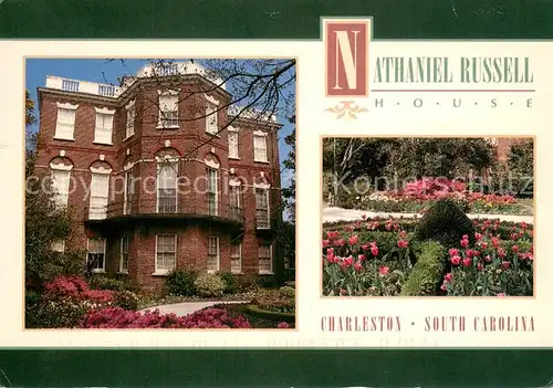 AK / Ansichtskarte Charleston_South_Carolina Nathaniel Russell House Garden 
