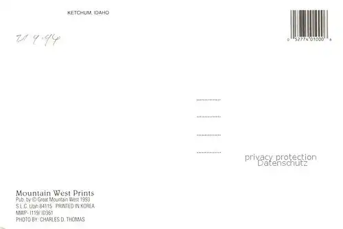 AK / Ansichtskarte Ketchum_Idaho Partial views Ketchum Idaho