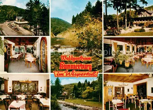 AK / Ansichtskarte Ruedesheim_am_Rhein Waldgasthaus Kammerburg im Wispertal 