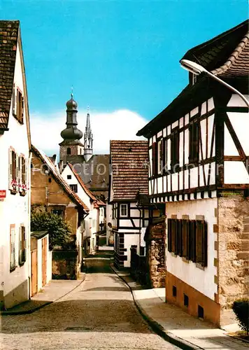 AK / Ansichtskarte Bad_Bergzabern Pfarrgasse Fachwerkhaus Bad_Bergzabern