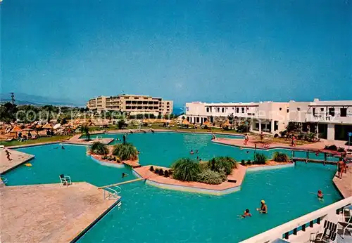 AK / Ansichtskarte Rethymno_Kreta Hotel Rithymna Freibad Ansicht Rethymno Kreta