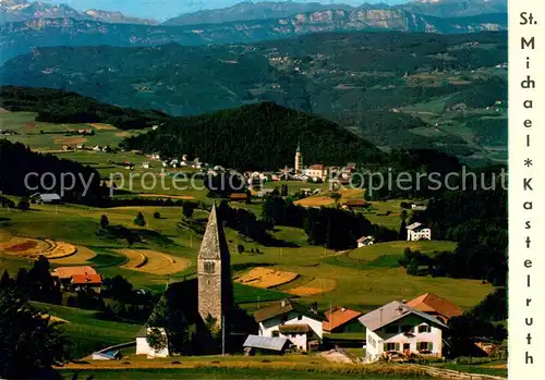 AK / Ansichtskarte St_Michael_Kastelruth_Suedtirol Teilansicht m. Dolomiten St_Michael