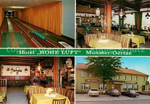 AK / Ansichtskarte Munster_oertze Hotel Hohe Luft Teilansichten Munster_oertze
