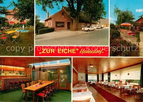 AK / Ansichtskarte Hedendorf Hotel Restaurant Zur Eiche Teilansichten Hedendorf