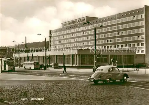 AK / Ansichtskarte Gera Interhotel Gera
