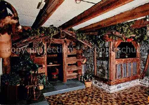 AK / Ansichtskarte Fontanella Hotel Pension Schaefer Innenansicht Fontanella