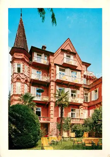 AK / Ansichtskarte Merano_Meran Pension Alhambra Aussenansicht 