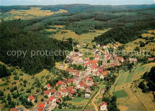 AK / Ansichtskarte Heimbuchenthal Fliegeraufnahme Gesamtansicht Heimbuchenthal