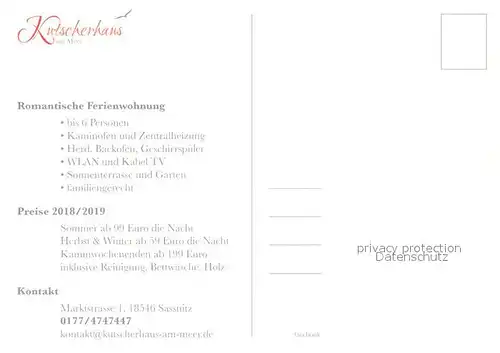 AK / Ansichtskarte Sassnitz_Ostseebad_Ruegen Kutscherhaus Aussenansicht Sassnitz_Ostseebad_Ruegen