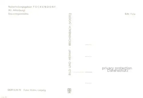 AK / Ansichtskarte Fockendorf_Altenburg Stauseegaststaette m. Terrasse Fockendorf Altenburg