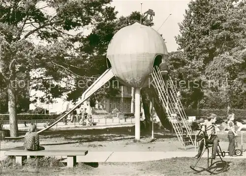 AK / Ansichtskarte Zinnowitz_Ostseebad Kindersportgarten Zinnowitz_Ostseebad