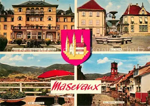 AK / Ansichtskarte Masevaux_Haut_Rhin_Alsace La Place La Petite Venise Maison de Convalescence et de Repos Masevaux_Haut_Rhin_Alsace