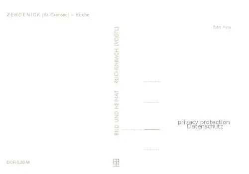 AK / Ansichtskarte Zehdenick Kirche Aussenansicht Zehdenick
