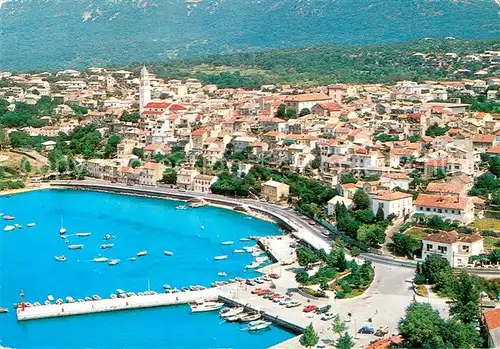 AK / Ansichtskarte Novi_Vinodolski Fliegeraufnahme Bucht Novi Vinodolski