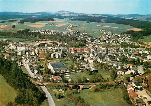 AK / Ansichtskarte Selbitz_Oberfranken Fliegeraufnahme Gesamtaufnahme Selbitz Oberfranken