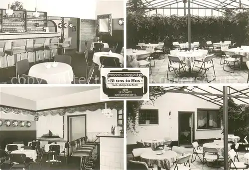 AK / Ansichtskarte Zinnowitz_Ostseebad Mocca Tee Stube Innenansichten Zinnowitz_Ostseebad