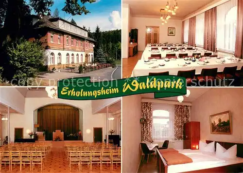 AK / Ansichtskarte Hohenfichte Erholungsheim Waldpark Kapelle Speiseraum Fremdenzimmer Hohenfichte