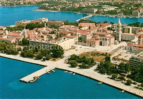 AK / Ansichtskarte Zadar_Zadra_Zara Fliegeraufnahme Teilansicht Zadar_Zadra_Zara